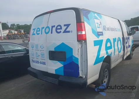 2018 Chevrolet Express 3500 Work Van from USA, damaged, VIN 1GCZGHFG3J1343855